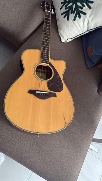 Guitar of soon-to-be famous music artist